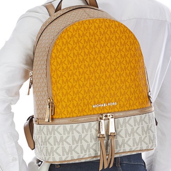Michael Kors Signature Rhea Backpack - Picture 4 of 10